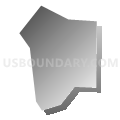 Census Tract 65.01, El Paso County, Colorado (Gray Gradient Fill with Shadow)