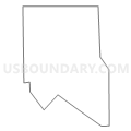 Census Tract 52.01, El Paso County, Colorado (Light Gray Border)