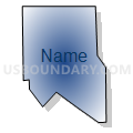 Census Tract 52.01, El Paso County, Colorado (Radial Fill with Shadow)