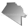 Census Tract 14, El Paso County, Colorado (Gray Gradient Fill with Shadow)
