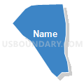 Census Tract 11.04, El Paso County, Colorado (Solid Fill with Shadow)