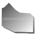 Census Tract 6, El Paso County, Colorado (Gray Gradient Fill with Shadow)