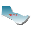 Census Tract 2.03, El Paso County, Colorado (Blue Gradient Fill with Shadow)