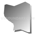 Census Tract 47.01, El Paso County, Colorado (Gray Gradient Fill with Shadow)