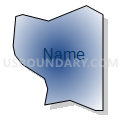 Census Tract 47.01, El Paso County, Colorado (Radial Fill with Shadow)
