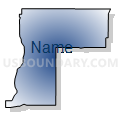 Census Tract 75, El Paso County, Colorado (Radial Fill with Shadow)
