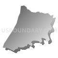Census Tract 425, Kent County, Delaware (Gray Gradient Fill with Shadow)