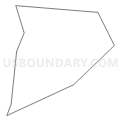 Census Tract 136.08, New Castle County, Delaware (Light Gray Border)