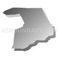 Census Tract 4505, Citrus County, Florida (Gray Gradient Fill with Shadow)