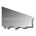 Census Tract 105.03, Broward County, Florida (Gray Gradient Fill with Shadow)