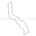 Census Tract 9900, Dixie County, Florida (Light Gray Border)