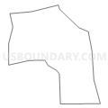 Census Tract 143.32, Duval County, Florida (Light Gray Border)