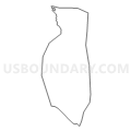 Census Tract 273.10, Pinellas County, Florida (Light Gray Border)