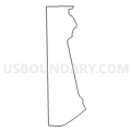 Census Tract 207.08, St. Johns County, Florida (Light Gray Border)