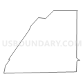 Census Tract 9802, Highlands County, Florida (Light Gray Border)