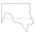 Census Tract 301.04, Clay County, Florida (Light Gray Border)