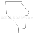Census Tract 154.02, Orange County, Florida (Light Gray Border)