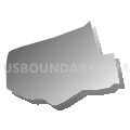 Census Tract 109, Santa Rosa County, Florida (Gray Gradient Fill with Shadow)