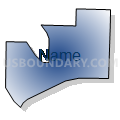 Census Tract 107.08, Santa Rosa County, Florida (Radial Fill with Shadow)