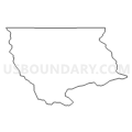 Census Tract 1.02, Union County, Georgia (Light Gray Border)