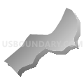 Census Tract 305.02, Cobb County, Georgia (Gray Gradient Fill with Shadow)