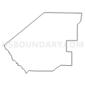 Census Tract 401.02, Peach County, Georgia (Light Gray Border)
