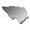Census Tract 503.02, Monroe County, Georgia (Gray Gradient Fill with Shadow)