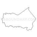 Census Tract 206, Madison County, Georgia (Light Gray Border)