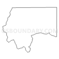 Census Tract 102, Coffee County, Georgia (Light Gray Border)
