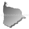 Census Tract 406.03, Kauai County, Hawaii (Gray Gradient Fill with Shadow)