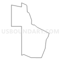 Census Tract 9503, Bonner County, Idaho (Light Gray Border)