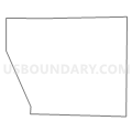 Census Tract 9706.01, Bonneville County, Idaho (Light Gray Border)
