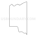 Census Tract 9601, Teton County, Idaho (Light Gray Border)