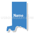 Census Tract 4.02, Kootenai County, Idaho (Solid Fill with Shadow)