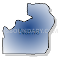 Census Tract 20, Kootenai County, Idaho (Radial Fill with Shadow)