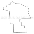 Census Tract 105, McDonough County, Illinois (Light Gray Border)