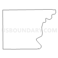 Census Tract 38.01, Winnebago County, Illinois (Light Gray Border)