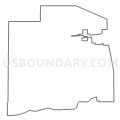 Census Tract 9519, Marion County, Illinois (Light Gray Border)