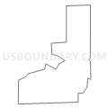 Census Tract 9717, De Witt County, Illinois (Light Gray Border)