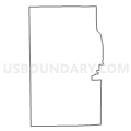 Census Tract 9716, De Witt County, Illinois (Light Gray Border)