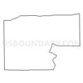 Census Tract 19, DeKalb County, Illinois (Light Gray Border)