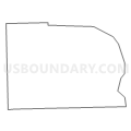 Census Tract 8157.02, Cook County, Illinois (Light Gray Border)