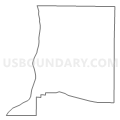 Census Tract 9733, Henderson County, Illinois (Light Gray Border)