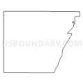 Census Tract 9613, Marshall County, Illinois (Light Gray Border)