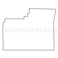 Census Tract 8606, Lake County, Illinois (Light Gray Border)