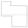 Census Tract 8610.10, Lake County, Illinois (Light Gray Border)