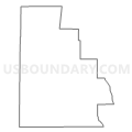 Census Tract 9687, Ripley County, Indiana (Light Gray Border)