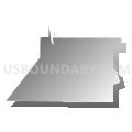 Census Tract 11.01, Monroe County, Indiana (Gray Gradient Fill with Shadow)