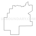Census Tract 105, Howard County, Indiana (Light Gray Border)