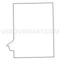 Census Tract 9631, Jay County, Indiana (Light Gray Border)